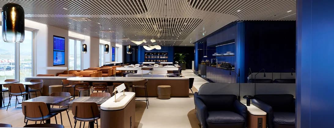 Business Class Lounge am Flughafen Athen